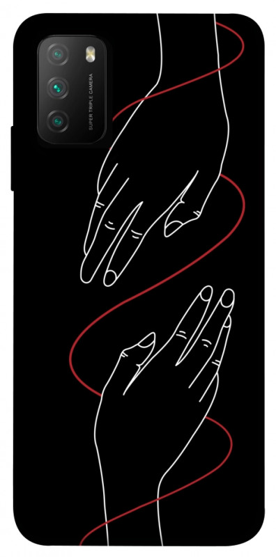 Чехол itsPrint Плетение рук для Xiaomi Poco M3, любовь, купить оптом с доставкой