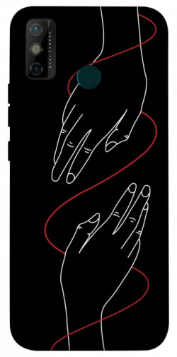 Чехол itsPrint Плетение рук для TECNO Spark 6 Go