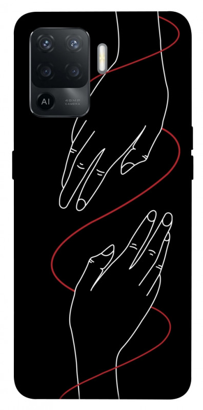 Чехол itsPrint Плетение рук для Oppo Reno 5 Lite, любовь, купить оптом с доставкой