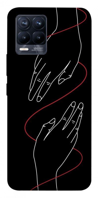 Чохол itsPrint Плетення рук для Realme 8, кохання, купити оптом з доставкою