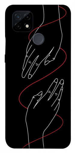 Чехол itsPrint Плетение рук для Realme C21