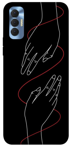 Чехол itsPrint Плетение рук для TECNO Spark 8P