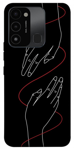 Чехол itsPrint Плетение рук для TECNO Spark 8C