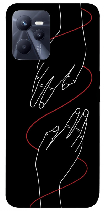 Чехол itsPrint Плетение рук для Realme C35, любовь, купить оптом с доставкой