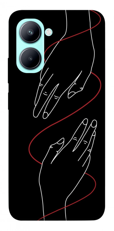 Чехол itsPrint Плетение рук для Realme C33, любовь, купить оптом с доставкой