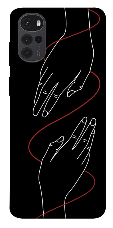 Чехол itsPrint Плетение рук для Motorola Moto G22, любовь, купить оптом с доставкой