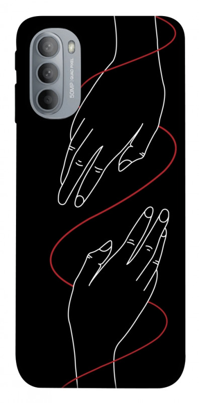 Чехол itsPrint Плетение рук для Motorola Moto G31, любовь, купить оптом с доставкой