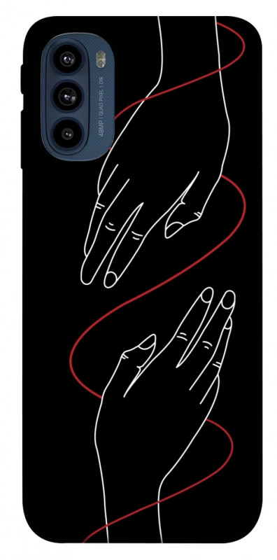 Чехол itsPrint Плетение рук для Motorola Moto G41, любовь, купить оптом с доставкой