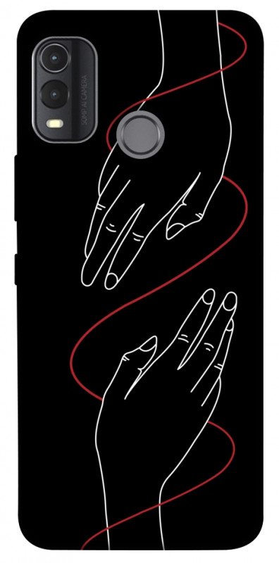 Чехол itsPrint Плетение рук для Nokia G11 Plus, любовь, купить оптом с доставкой