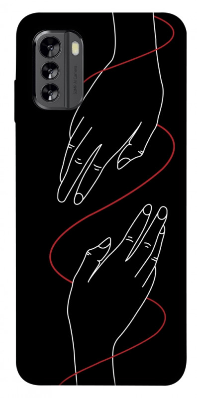 Чехол itsPrint Плетение рук для Nokia G60, любовь, купить оптом с доставкой