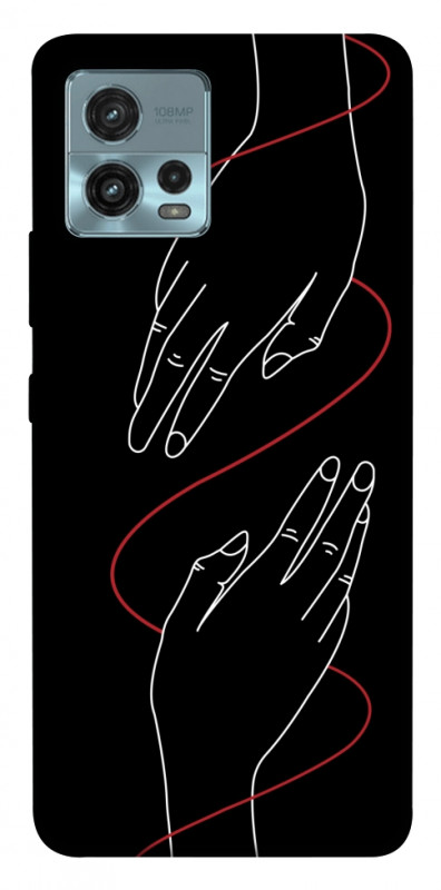 Чехол itsPrint Плетение рук для Motorola Moto G72, любовь, купить оптом с доставкой