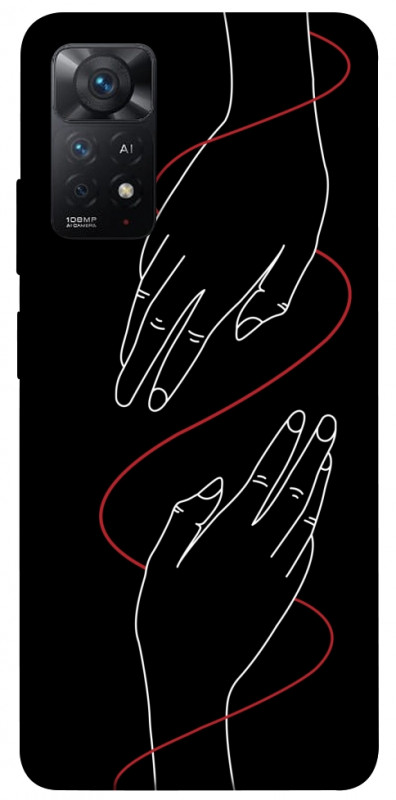 Чехол itsPrint Плетение рук для Xiaomi Redmi Note 11 Pro 4G/5G, любовь, купить оптом с доставкой