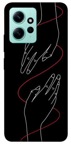 Чехол itsPrint Плетение рук для Xiaomi Redmi Note 12 4G