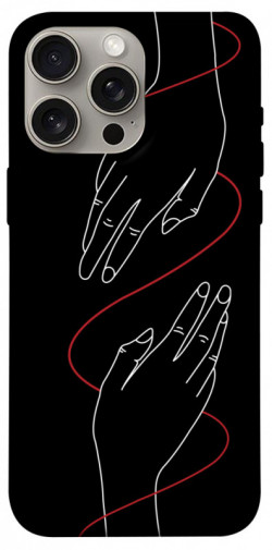 Чехол itsPrint Плетение рук для Apple iPhone 15 Pro Max (6.7")