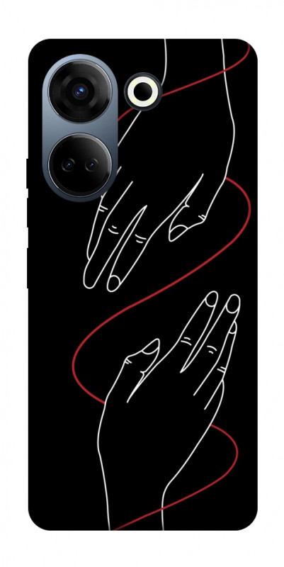 Чехол itsPrint Плетение рук для TECNO Camon 20 Pro (CK7n), любовь, купить оптом с доставкой