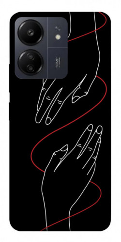 Чехол itsPrint Плетение рук для Xiaomi Redmi 13C