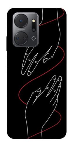 Чехол itsPrint Плетение рук для Huawei Honor X7a