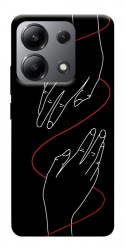 Чехол itsPrint Плетение рук для Xiaomi Redmi Note 13 4G