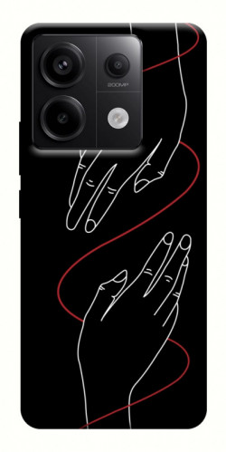 Чехол itsPrint Плетение рук для Xiaomi Redmi Note 13 Pro 4G