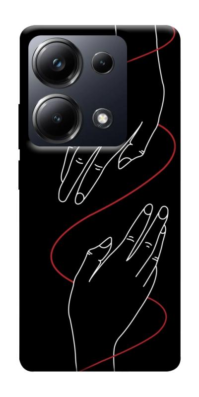 Чехол itsPrint Плетение рук для Xiaomi Redmi 13 4G / Poco M6 4G, любовь, купить оптом с доставкой