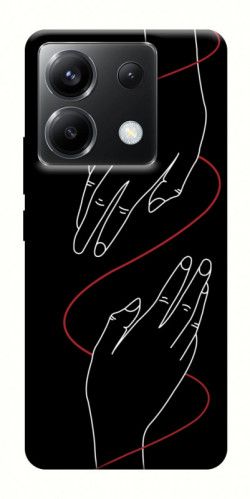 Чехол itsPrint Плетение рук для Xiaomi Poco X6