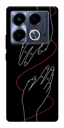 Чохол itsPrint Плетення рук для Infinix Note 40 4G