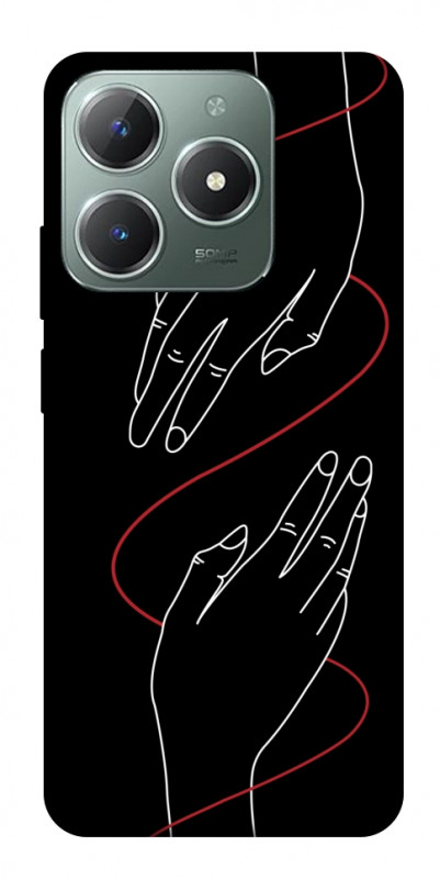 Чехол itsPrint Плетение рук для Realme C61 4G, любовь, купить оптом с доставкой