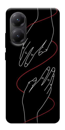 Чехол itsPrint Плетение рук для Xiaomi Poco X7 Pro