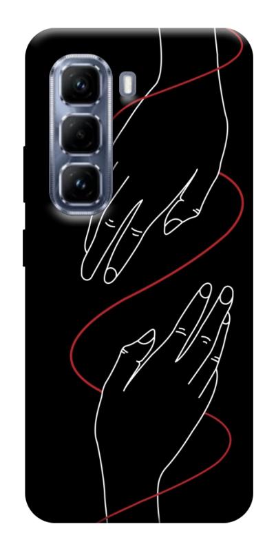 Чехол itsPrint Плетение рук для Infinix Hot 50 Pro, любовь, купить оптом с доставкой