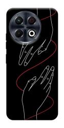 Чехол itsPrint Плетение рук для TECNO Spark 30 Pro (KL7)