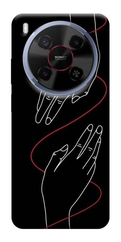 Чехол itsPrint Плетение рук для ZTE Nubia V70 Max, любовь, купить оптом с доставкой