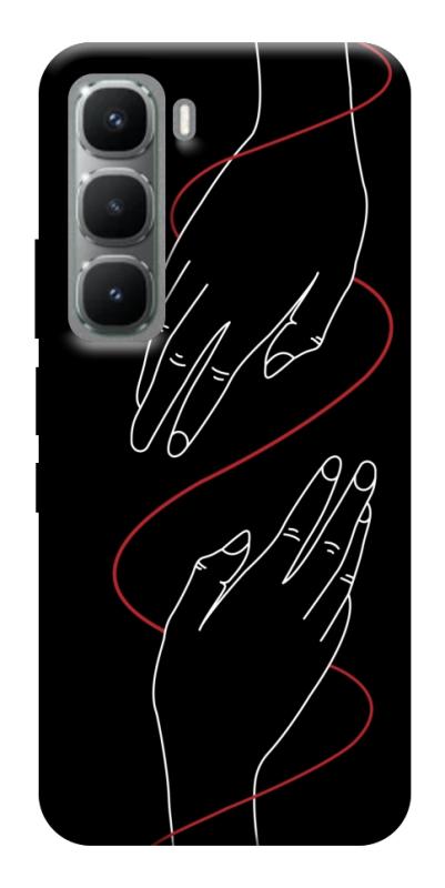Чехол itsPrint Плетение рук для Infinix Hot 60 Pro, любовь, купить оптом с доставкой