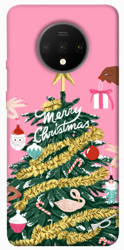 Чехол itsPrint Праздничная елка для OnePlus 7T