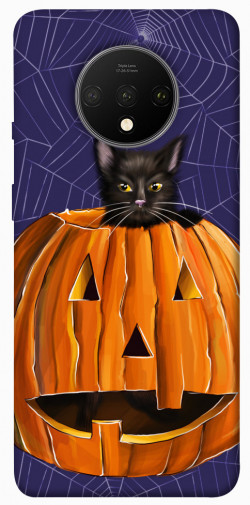 Чехол itsPrint Cat and pumpkin для OnePlus 7T