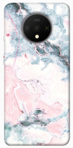 Чехол itsPrint Розово-голубой мрамор для OnePlus 7T