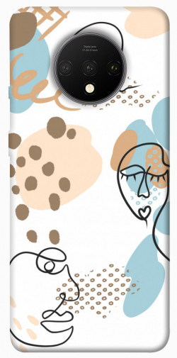 Чехол itsPrint Face pattern для OnePlus 7T