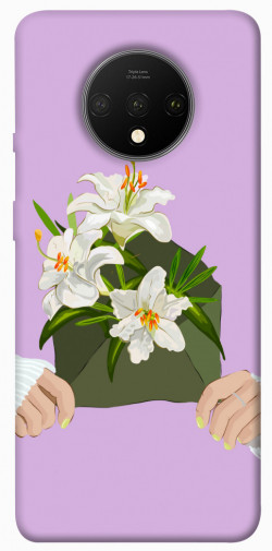 Чехол itsPrint Flower message для OnePlus 7T