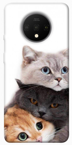 Чехол itsPrint Три кота для OnePlus 7T