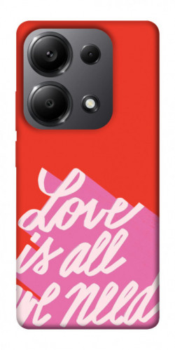 Чехол itsPrint Love is all need для Xiaomi Redmi Note 13 Pro 4G