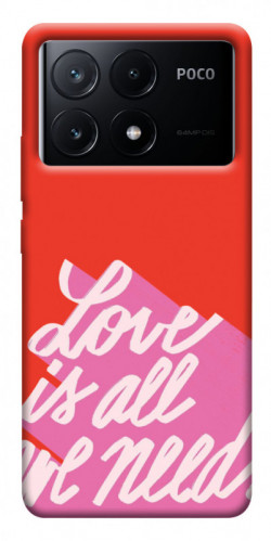 Чехол itsPrint Love is all need для Xiaomi Poco X6