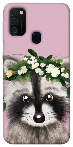 Чехол itsPrint Raccoon in flowers для Samsung Galaxy M30s / M21