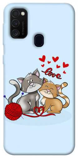 Чохол itsPrint Два коти Love для Samsung Galaxy M30s / M21