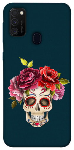 Чохол itsPrint Flower skull для Samsung Galaxy M30s / M21
