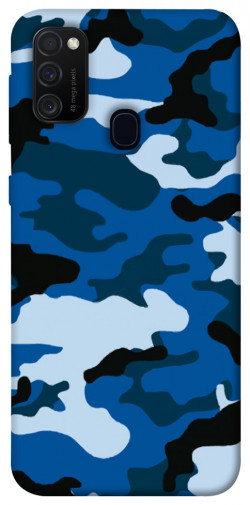 Чехол itsPrint Синий камуфляж 3 для Samsung Galaxy M30s / M21