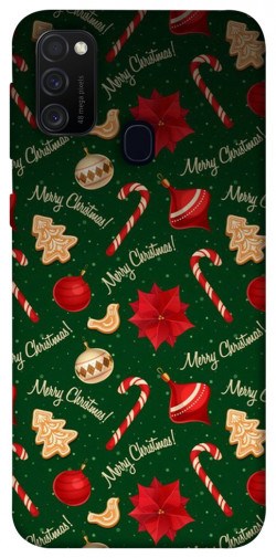 Чохол itsPrint Merry Christmas для Samsung Galaxy M30s / M21