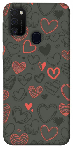 Чехол itsPrint Милые сердца для Samsung Galaxy M30s / M21