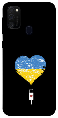 Чехол itsPrint З Україною в серці для Samsung Galaxy M30s / M21