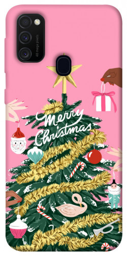 Чехол itsPrint Праздничная елка для Samsung Galaxy M30s / M21