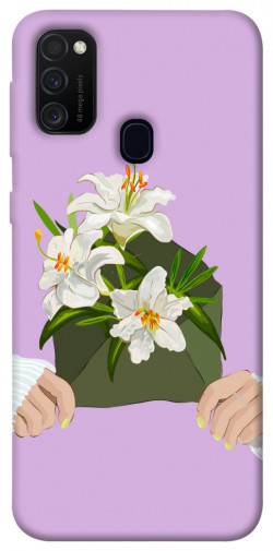 Чохол itsPrint Flower message для Samsung Galaxy M30s / M21