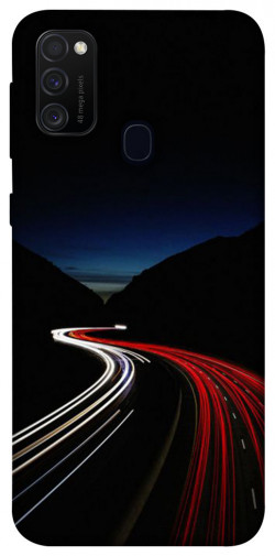 Чохол itsPrint Червоно-біла дорога для Samsung Galaxy M30s / M21